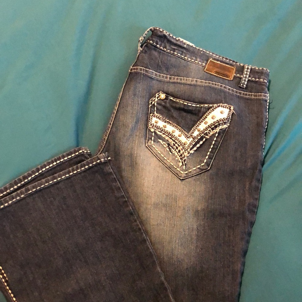 Petrol jeans